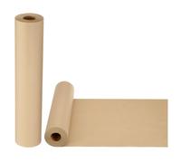 PATIKIL Papel de Regalo Pack de 2 Rollos de 12"x1000" (80') Papel Kraft de 80 GSM para Envolver Regalos Tablón de Anuncios Envoltura de Ramo de Flores Marrón