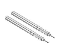 PATIKIL Papel Filigrana Herramienta, 2 Paquete Metal Ranurado Aguja Pluma Rizado Enrollado para Tiras Bricolaje Arte Artesanía, Plata