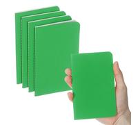PATIKIL Paquete 4 Cuadernos A6,A6 Mini Cuaderno Kraft Memo Blocs Rayados Sketchbook Pequeño 3.5x5.5 Pulgadas 30 Hojas para Hombres Mujeres Oficina,