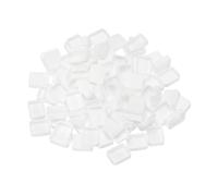 PATIKIL Paquete de 100 1ml Bandejas de Acuarela Medias Bandejas Blanco.