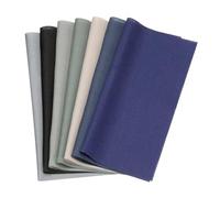 PATIKIL Paquetes De Tela De Algodón, 7 Piezas Cuadrados De Tela Precortados De 4 X 4 Pulgadas En Color Sólido Para Costura Patchwork Acolchado Manualidades DIY, Azul Gris