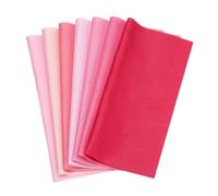 PATIKIL Paquetes De Tela De Algodón, 7 Piezas De 10 X 10 Pulgadas Cuadrados De Tela Precortados De Color Sólido Para Costura Acolchado DIY Manualidades, Rosa