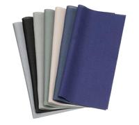 PATIKIL Paquetes de Tela de Algodón, 7 Piezas de 50 X 50 Cm Cuadrados de Tela de Color Sólido Precortados para Coser Patchwork Quilting Manualidades, Azul Gris