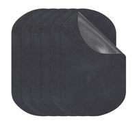 PATIKIL Parches De Plancha 11 X 18 Cm, Paquete De 6 Parches Ovalados Para Codos Y Rodillas, Parches De Reparación De Gamuza Para Camisas, Kit De Decoración, Gris Oscuro