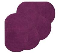 PATIKIL Parches Termoadhesivos, 4uds 7x4 Pulgadas Codo Rodilla Terciopelo Parches Reparación Parches Kit para Ropa Pantalones Camisas Chaquetas Reparación y Decoración, Púrpura