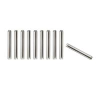 PATIKIL Pasador De Resorte Ranurado, 10 Pcs 1/4" x 2" (6.35mm x 50mm) Acero Inoxidable 304 Pasadores Partidos Para Reparación De Máquinas Automotrices Y Mejoras Del Hogar, Plateado