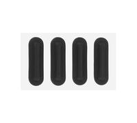 PATIKIL Patas de goma para laptop de 0.3 pulgadas / 7.5 mm, 4 almohadillas antideslizantes ovaladas para parte inferior de computadora, cubierta de pie de repuesto para consolas de base de laptop