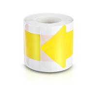 PATIKIL Pegatinas de Flecha, 3"x6" Flecha Piso Pegatina Cinta, 200uds Flecha Adhesivo Piso Marcador Pegatina Direccional Flecha Calcomanía Grande, Amarillo