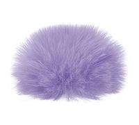 PATIKIL Peludo Micrófono Parabrisas 7mm x 60mm Micrófono Cubierta Parabrisas para Interior Exterior Micrófono Violeta