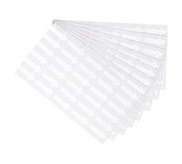 PATIKIL Pequeña Flecha Adhesiva Etiqueta 1.2x0.5", 180uds Adhesivo Color Codificación Cartel Calcomanía para Gas Flujo Dirección Inspección Defecto Marca, Blanco
