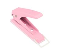 PATIKIL Perforadora De Un Solo Agujero 1/4", Perforadora Manual De Alta Resistencia Con Capacidad Para 20 Hojas, Perforadora De Metal Para Etiquetas, Manualidades, Álbum, Boletos, Rosa