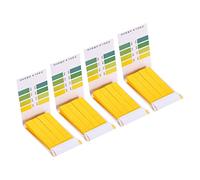 PATIKIL PH Prueba Tiras 5.5-9.0, 4 Paquete 80 Indicador Papeles Tornasol Probador para Agua Comida Suelo Alcalinas Ácidas Pruebas