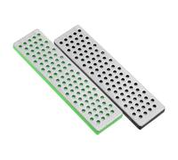 PATIKIL Piedra de diamante extra gruesa de 100 mm, 2 afiladores de bordes de esquí, limas de borde de diamante, piedra de afilar para snowboard, multicolor