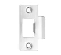 PATIKIL Placa de Cierre de Puerta de 2-3/4", 1 Pieza Placa de Cierre de T de Acero Inoxidable para Perno de Cierre, Placa Trasera para Uso en Puertas, Color Plata