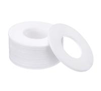 PATIKIL Planas Arandelas, 15uds 68mm OD 32mm ID 3mm Grosor DN25 PTFE Sello Arandelas Brida Junta Sellado Junta para Grifo Tubería Agua Manguera