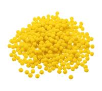 PATIKIL Pompones 0.4 pulgadas/1cm, 500 piezas de pequeñas bolas de pompones peludos para manualidades, decoraciones de bricolaje, suministros para manualidades, amarillo