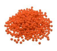 PATIKIL Pompones de 0.4 pulgadas/1 cm, 500 piezas de pequeñas bolas de pompones peludos para manualidades, decoraciones de bricolaje, suministros para manualidades, color naranja