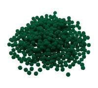PATIKIL Pompones de 0.4 pulgadas/1cm, 500 piezas de pequeñas bolas de pompones peludos para manualidades, decoraciones de bricolaje, suministros para manualidades, color verde hierba