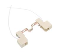 PATIKIL Portalámparas R7S de 78 mm, 1 Unidad, Portalámparas de Cerámica Convertidor de Base de Bombilla de Halógeno con Cable, Multicolor Blanco