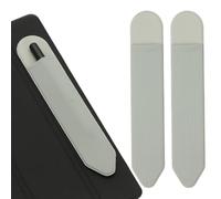PATIKIL PortaLápices para Estilógrafo 2Pcs Funda Elástica Adhesiva para Bolígrafo Funda PortaEstilógrafos Bolsillo Funda Elástica para Bolígrafo Accesorios para Funda Tableta, Gris