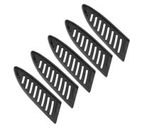 PATIKIL PP Seguridad Cuchillo Cubierta Manga para 3.5" Pelador Cuchillo, 5 Pcs Cuchillo Borde Guardia Hoja Protector Universal Cuchillo Funda para Cocina Chef Cuchillo, Negro