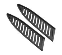 PATIKIL PP Seguridad Cuchillo Cubierta Mangas para 5" Cerámica, 2 Pcs Cuchillos Borde Guardia Hoja Protector Universal Funda para Cocina Chef, Negro