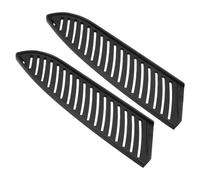 PATIKIL PP Seguridad Cuchillo Cubierta Mangas para 7" Santoku Cuchillo, 2 Pcs Cuchillos Borde Guardia Hoja Protector Universal Cuchillo Funda para Cocina Chef Cuchillo, Negro