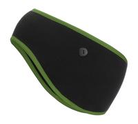 PATIKIL Protector De Orejas De Polar, Banda Elástica Térmica Para Invierno Para Correr Cinta Para Sudar Al Aire Libre Con Botones Para Trotar Caminar Esquiar Ciclismo Negro Oscuro