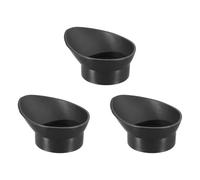 PATIKIL Protectores Oculares De 29-33 mm, 2 Piezas Cubiertas De Goma Para Ocular De Microscopio Estereoscópico Telescopio Mira, Negro