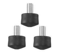 PATIKIL Punta De Goma para Trípode, Puntas Antideslizantes Universales con Rosca M8 para Patas De Monopie Piezas De Repuesto Diseñadas para Superficies Lisas (28x21mm) - 3 Pcs