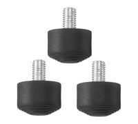 PATIKIL Punta De Goma para Trípode, Puntas Antideslizantes Universales con Rosca M8 para Patas De Monopie Piezas De Repuesto Diseñadas para Superficies Lisas (30x25mm) - 3 Pcs