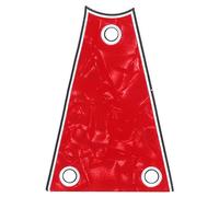 PATIKIL PVC Guitarra Varilla Cubierta Placa 3 Agujeros Rojo para Eléctrica Guitarra Bajo Accesorio