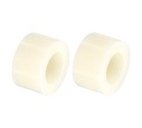 PATIKIL Redonda Espaciadora Arandela, 12 Paquete Nylon 8.2mm ID x 14mm OD x 8mm L para M8 Tornillos Bloque 3D Impresora TV Pared Montaje Eléctrica Toma, Beige