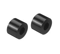 PATIKIL Redonda Espaciadora Arandela, 200 Paquete Nylon 3.2mm ID x 7mm OD x 5mm L para M3 Tornillos Bloque 3D Impresora TV Pared Montaje Eléctrica Toma, Negro