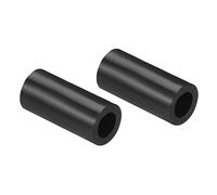 PATIKIL Redonda Espaciadora Arandela, 200 Paquete Nylon 4.2mm ID x 7mm OD x 15mm L para M4 Tornillos Bloque 3D Impresora TV Pared Montaje Eléctrica Toma, Negro