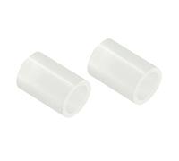 PATIKIL Redonda Espaciadora Arandela, 200 Paquete Nylon 5mm ID x 7mm OD x 10mm L para M5 Tornillos Bloque 3D Impresora TV Pared Montaje Eléctrica Toma, Blanco