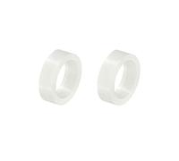PATIKIL Redonda Espaciadora Arandela, 200 Paquete Nylon 5mm ID x 7mm OD x 2mm L para M5 Tornillos Bloque 3D Impresora TV Pared Montaje Eléctrica Toma, Blanco