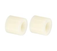 PATIKIL Redonda Espaciadora Arandela, 24 Paquete Nylon 6,2mm ID x 11mm OD x 10mm L para M6 Tornillos Bloque 3D Impresora TV Pared Montaje Eléctrica Toma, Beige