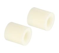 PATIKIL Redonda Espaciadora Arandela, 24 Paquete Nylon 8,2mm ID x 14mm OD x 15mm L para M8 Tornillos Bloque 3D Impresora TV Pared Montaje Eléctrica Toma, Beige
