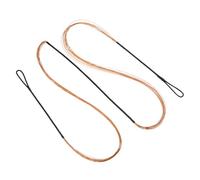 PATIKIL Reemplazo de Cuerda de Arco, Cuerda de 12 Hilos para Arco Recurvo Amo 54", Negro Naranja