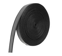 PATIKIL Reflectante Cinta Tira, 15mm x 22 Yardas Alta Visibilidad Reflectante Cinta Coser Bricolaje Advertencia Seguridad Tela Correas para Ropa Impermeables, Negro