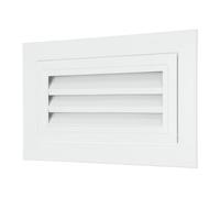 PATIKIL Rejilla De Ventilación De Aguilón De Aluminio De 6" X 12", 1 Pieza Rejilla De Retorno Con Puerta Extraíble Y Filtro De Malla, Blanco