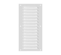 PATIKIL Rejilla De Ventilación De Aluminio 12x6 Pulgadas, Cubierta De Aire Con Malla Integrada Para HVAC Hogar Cocina Chimenea Baño Pared Techo, Plateado