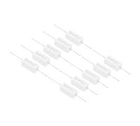 PATIKIL Resistencias de 470 Ohmios, 10 Unidades de Resistores de Cemento Cerámico de 5W, Kit de Resistores de Cemento de Potencia Con Tolerancia del 5%