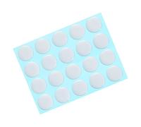 PATIKIL Ronda Ratón Pies Patines Almohadillas 0,6mm para Juegos Ratón Pies Repuesto Blanco 20uds