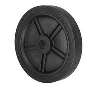 PATIKIL Ruedas de 6.5" para Compresor de Aire, Piezas de Repuesto Universales con Orificio de 0.8" para una Movilidad Fácil, Negras