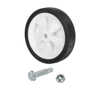 PATIKIL Ruedas de 6" para Compresor de Aire, Piezas de Repuesto Universales con Orificio de 0.5" para una Movilidad Fácil, Color Blanco