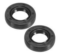 PATIKIL Sello de Eje Radial de la UE, 2 Piezas 17mm x 30mm x 7mm Sello de Aceite Tg4 de Caucho de Nitrilo para Ejes de Rodamientos, Bombas de Aceite y Motores, Negro