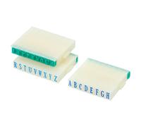 PATIKIL Sello Desmontable de Letra, Sello 26 Dígitos Personalizados Plástico Letra A-Z Combinación Conjunto para Tarjeta Recortes Álbum Enseñanza, 37x8.5x5mm(L*W*H)