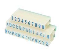 PATIKIL Sello Desmontable de Número y Letra, Sello Personalizados Plástico Número 0-9 Letra A-Z Combinación Juego para Tarjeta Recortes Álbum Enseñanza, 37x13x8mm(L*W*H)